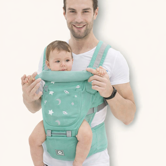 Multifunctional Baby Carrier for Newborn to Toddlers-SA2408-181(SEA GREEN)