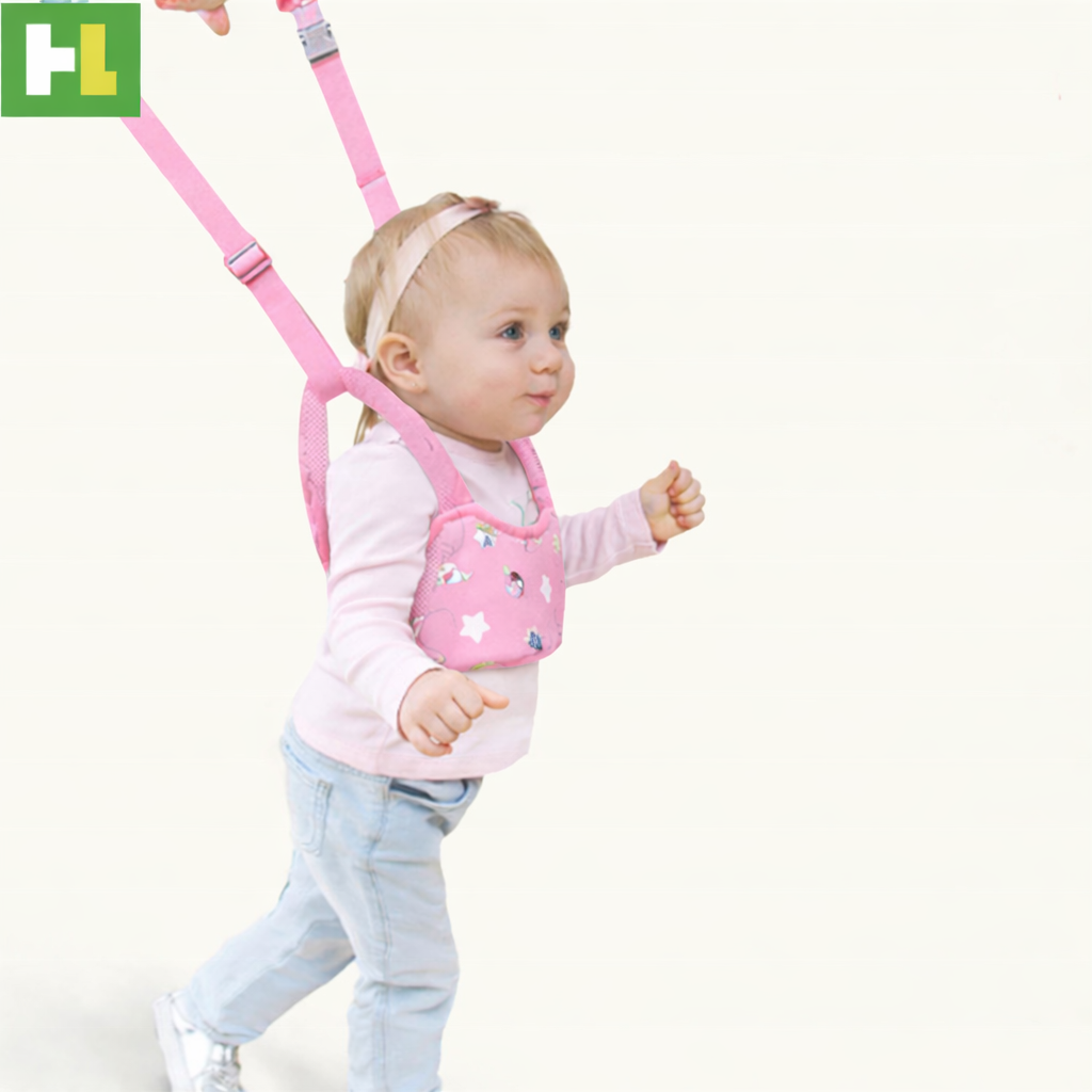 Walking Harness For Baby-SA2408-187(PINK) Blankets Apricot