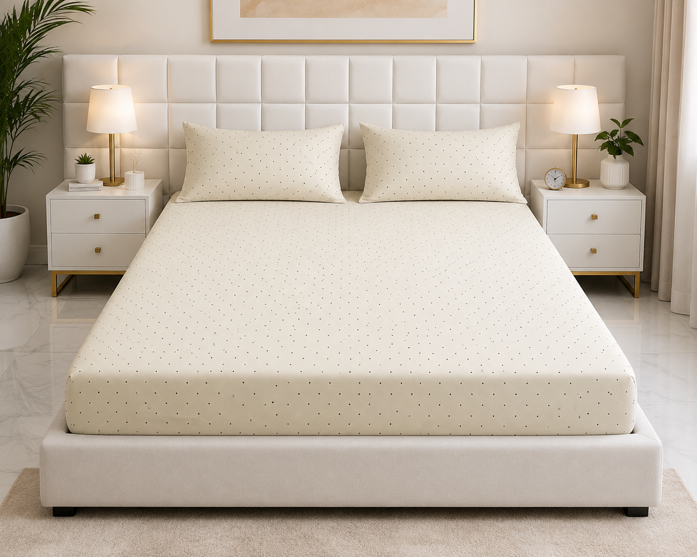 Fitted Bed Sheet- FT0074