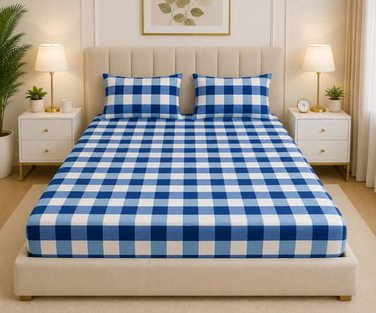 Fitted Bed Sheet- FT0061 Fitted Sheets Apricot