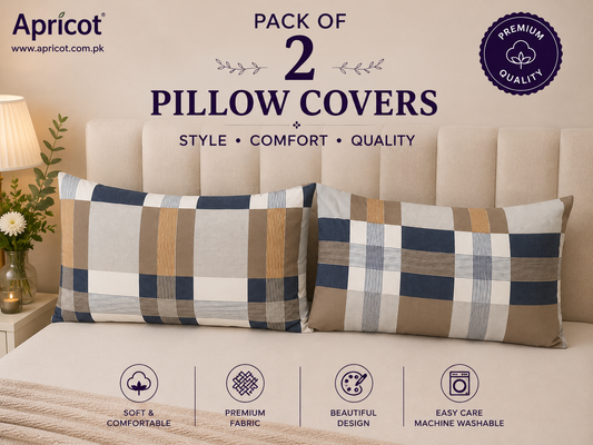 Printed Pillow Covers Pack of 2- PC0090