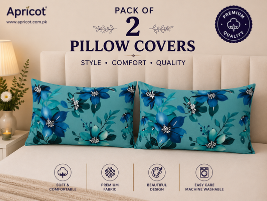 Printed Pillow Covers Pack of 2- PC0093