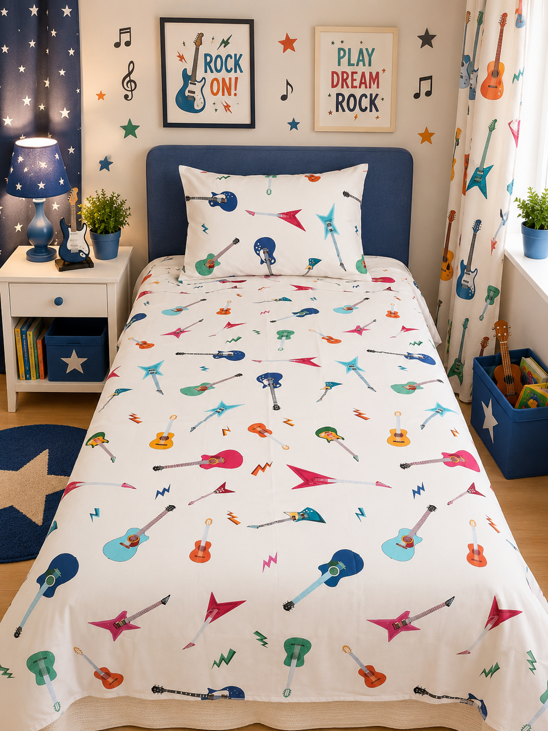 2Pcs Single Bed Sheet- Sb307 single bed sheet Apricot