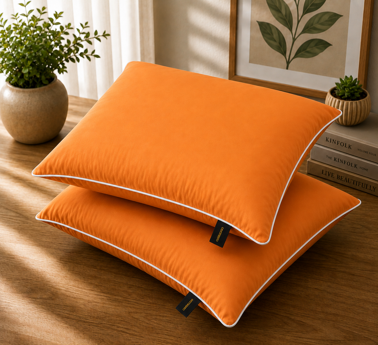 Dyed Pillow Covers Pack of 2- PC0044