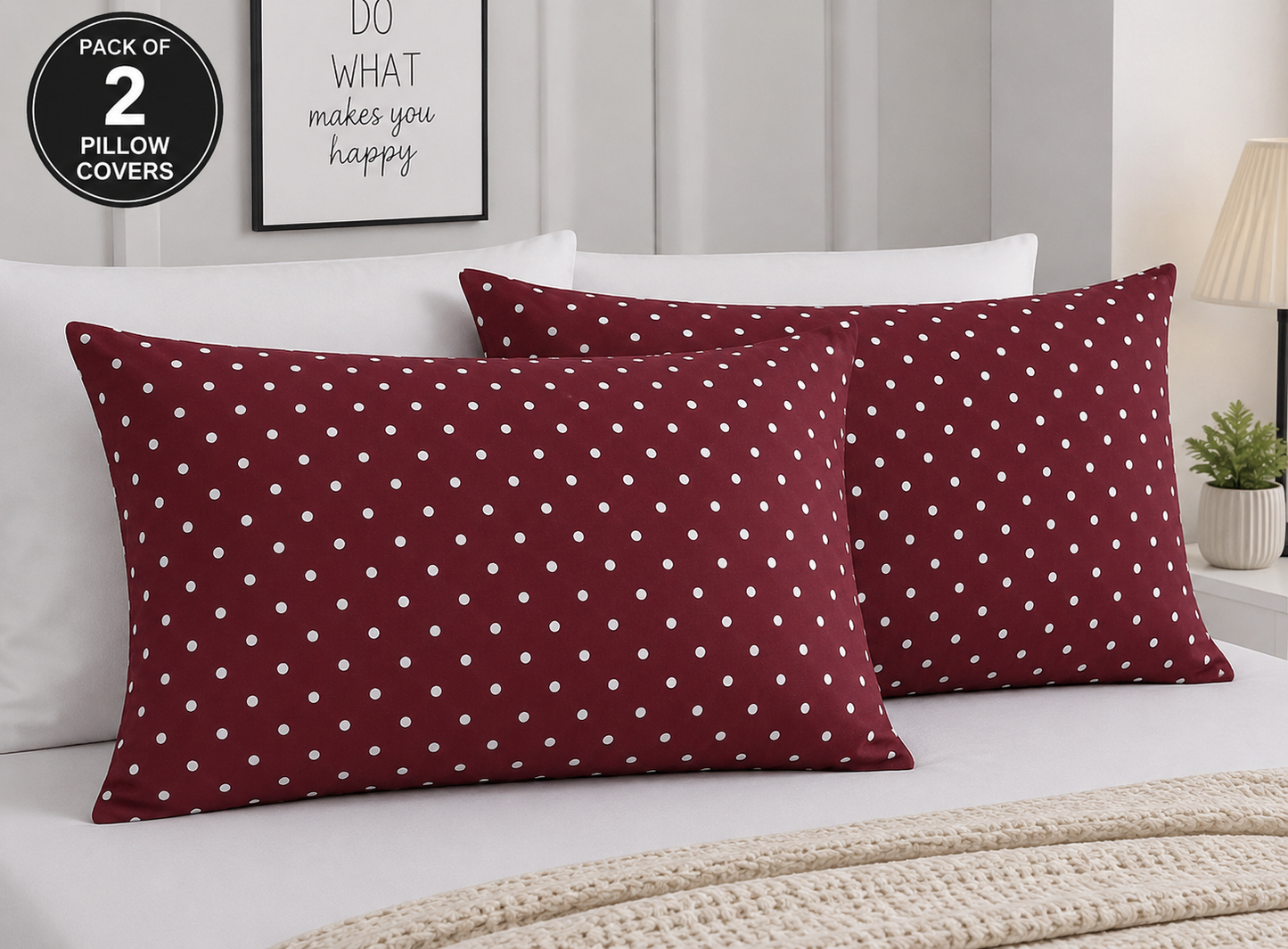 Printed Pillow Covers Pack of 2- PC0053