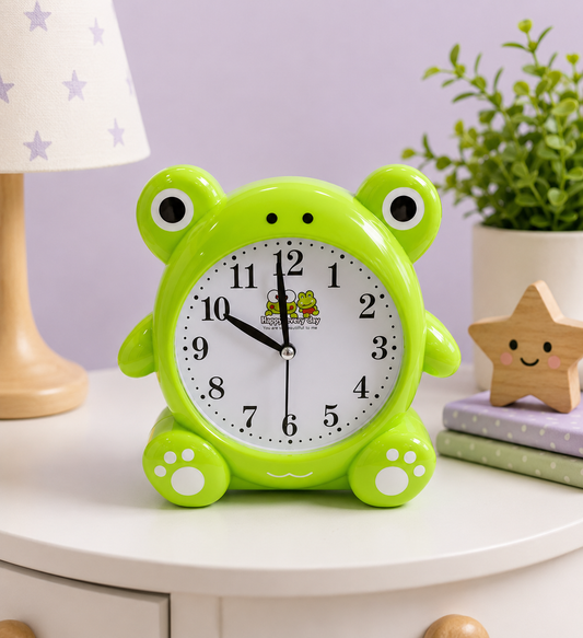 KIDS Clock SA2405-241 GREEN Clock Apricot