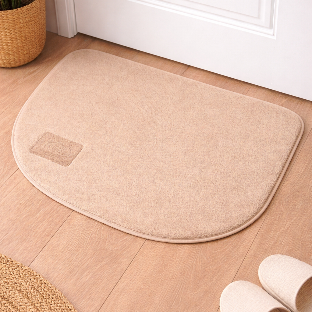 Anti-Slip Door Mat (SA2510-073)Beige Door Mats Apricot