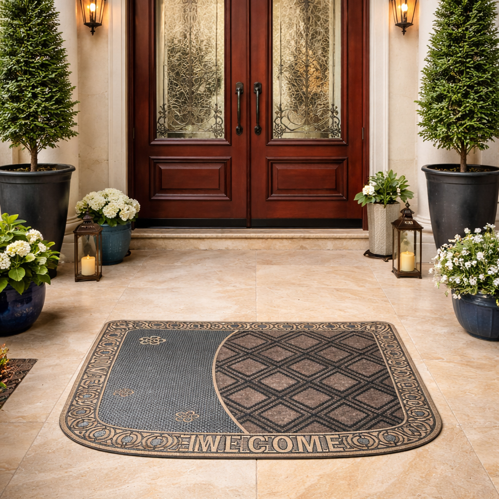 Outdoor Indoor Antislip Door Mat (SA2510-125) Door Mats Apricot