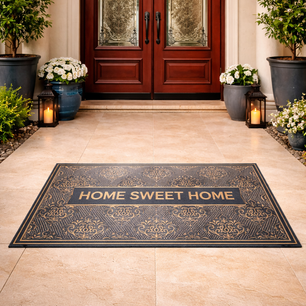 Outdoor Indoor Antislip Door Mat (SA2510-127) Door Mats Apricot