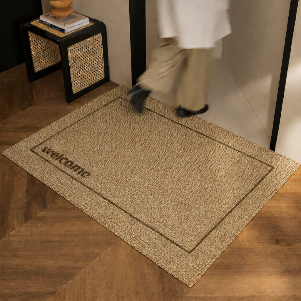 Anti-Slip Door Mat (SA2510-121)Khakii Door Mats Apricot