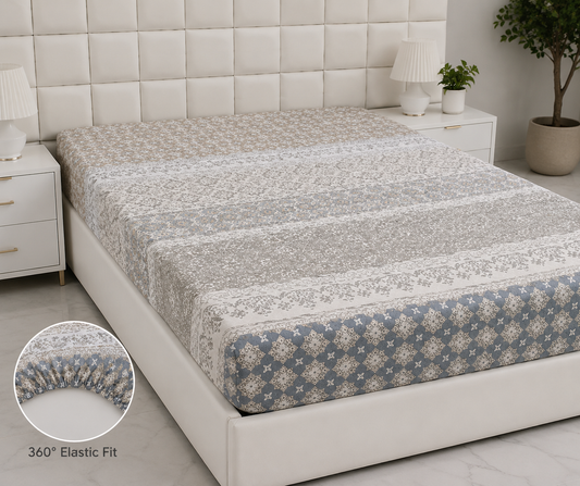 Quilted Waterproof Mattress Protector-QM-02 Protectors Apricot
