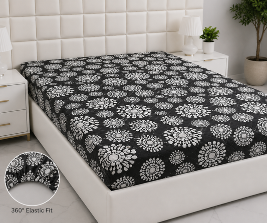 Quilted Waterproof Mattress Protector-QM-06 Protectors Apricot