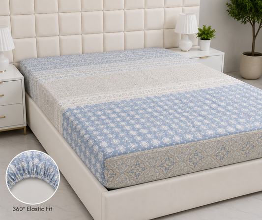 Quilted Waterproof Mattress Protector-QM-01 Protectors Apricot