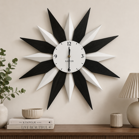 60Cm Modern Design Wall Clock SA2311-188 Clock Apricot