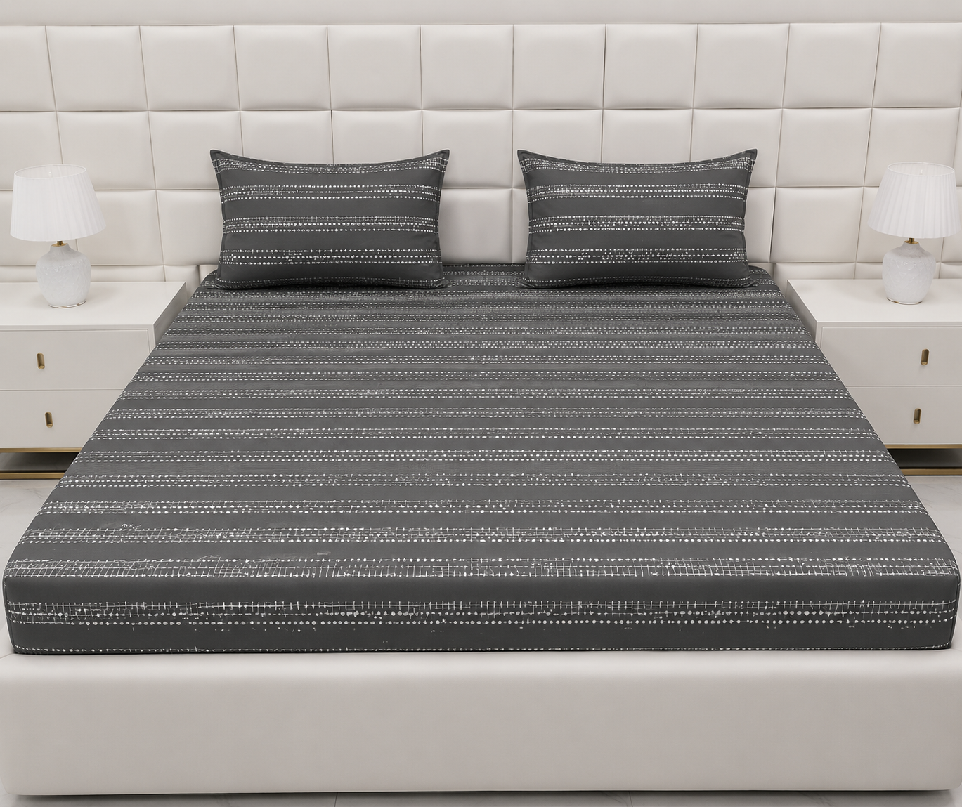 Fitted Bed Sheet- FT0031 Fitted Sheets Apricot