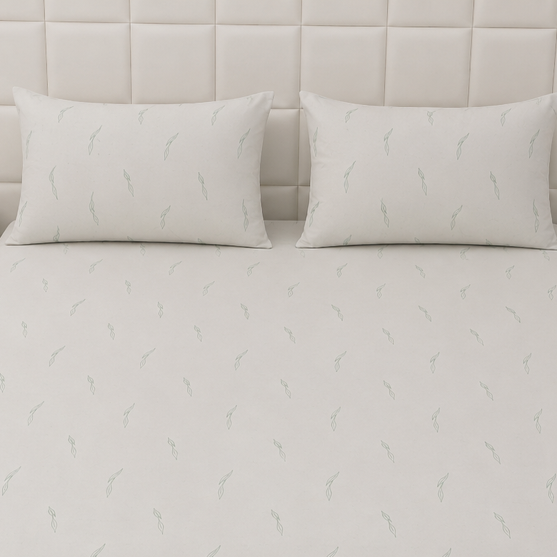 Fitted Bed Sheet- PFT0309 Fitted Sheets Apricot