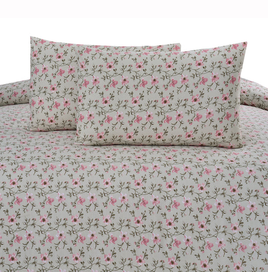 2Pcs Single Bed Sheet- Sb334
