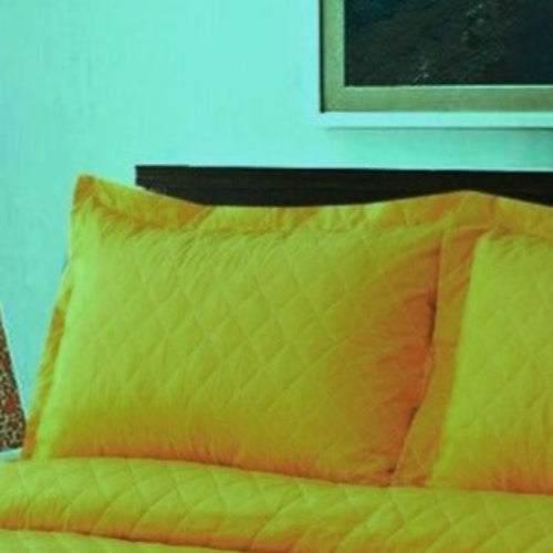 Dyed & Quilted Pillow-Grass Green FILLINGS The Apricot Linen