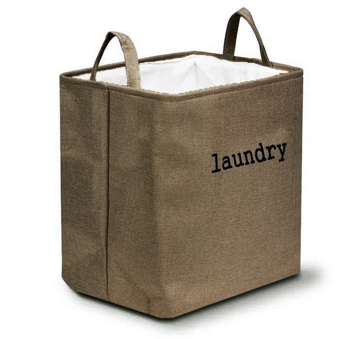 Eva Collapsible Laundry Basket-Brown Apricot