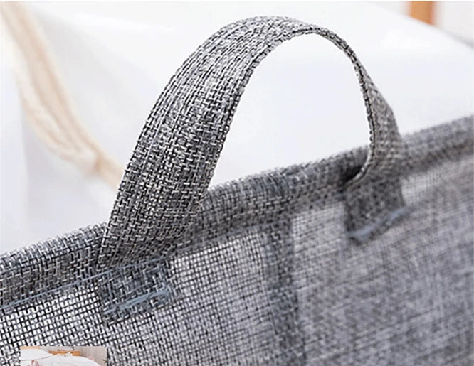 Eva Collapsible Laundry Basket Wash Day(1948)-Grey Apricot
