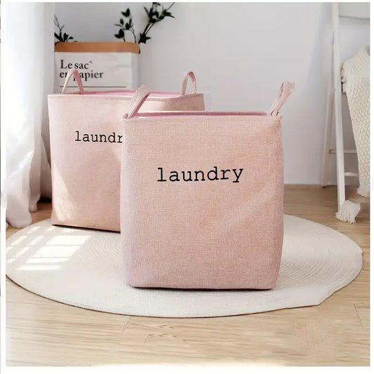 Eva Collapsible Laundry Basket5395-Pink  Apricot