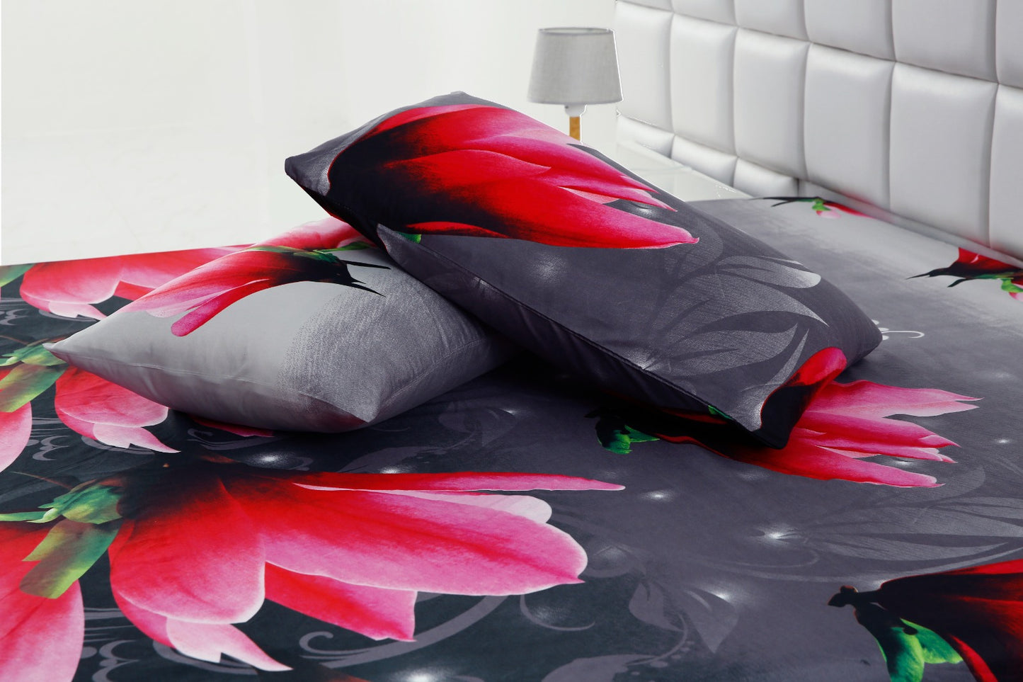 Fitted Bed Sheet-Pink Lotus Fitted Sheets Apricot