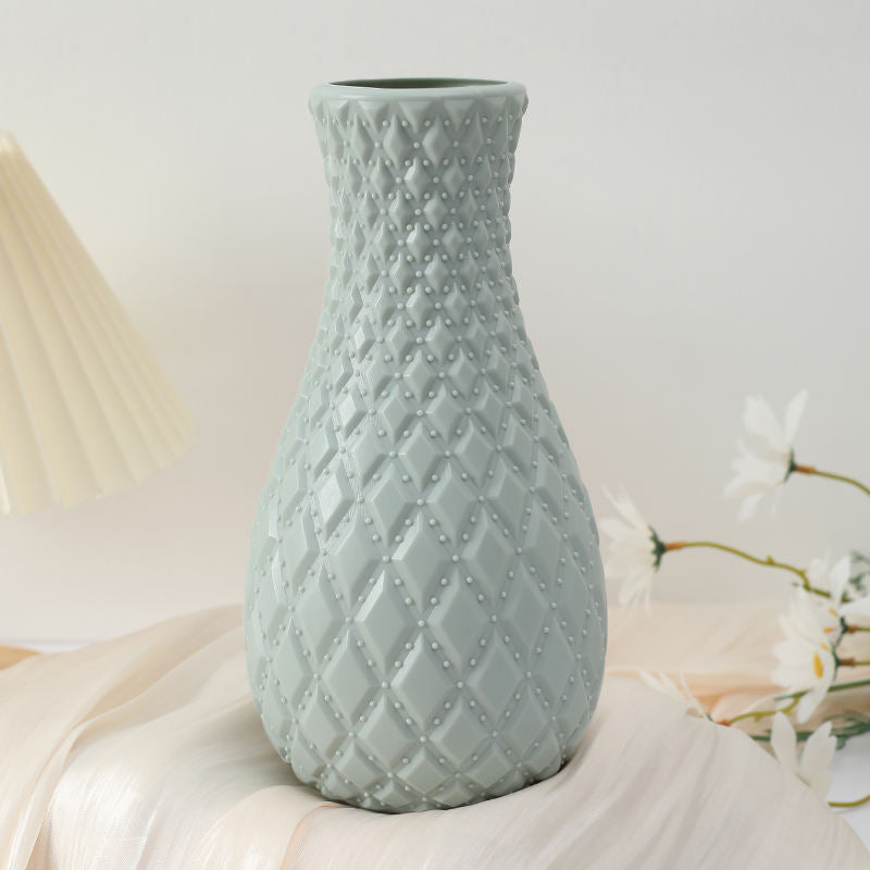 2PCs Nordic Style Vase Container (SA2510-089) Candle Stand Apricot
