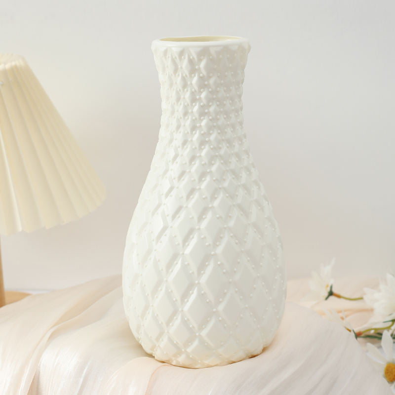 2PCs Nordic Style Vase Container (SA2510-089) Candle Stand Apricot