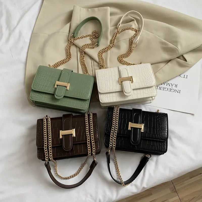 1PC Crossbody Bag For Women-Black SA2405-133 Cosmetic Organizer Apricot