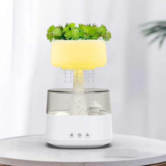 Rain Humidifier With 7 Colors Light-SA2411-61 Apricot