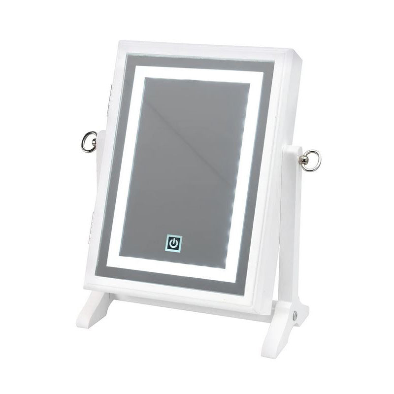 Jewelry Cabinet With Led Mirror-SA2405-72 Cosmetic Organizer Apricot