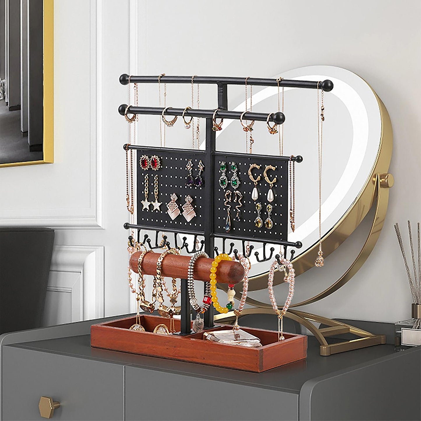 Jewelry Organizer & Display Stand-SA2405-10 Apricot