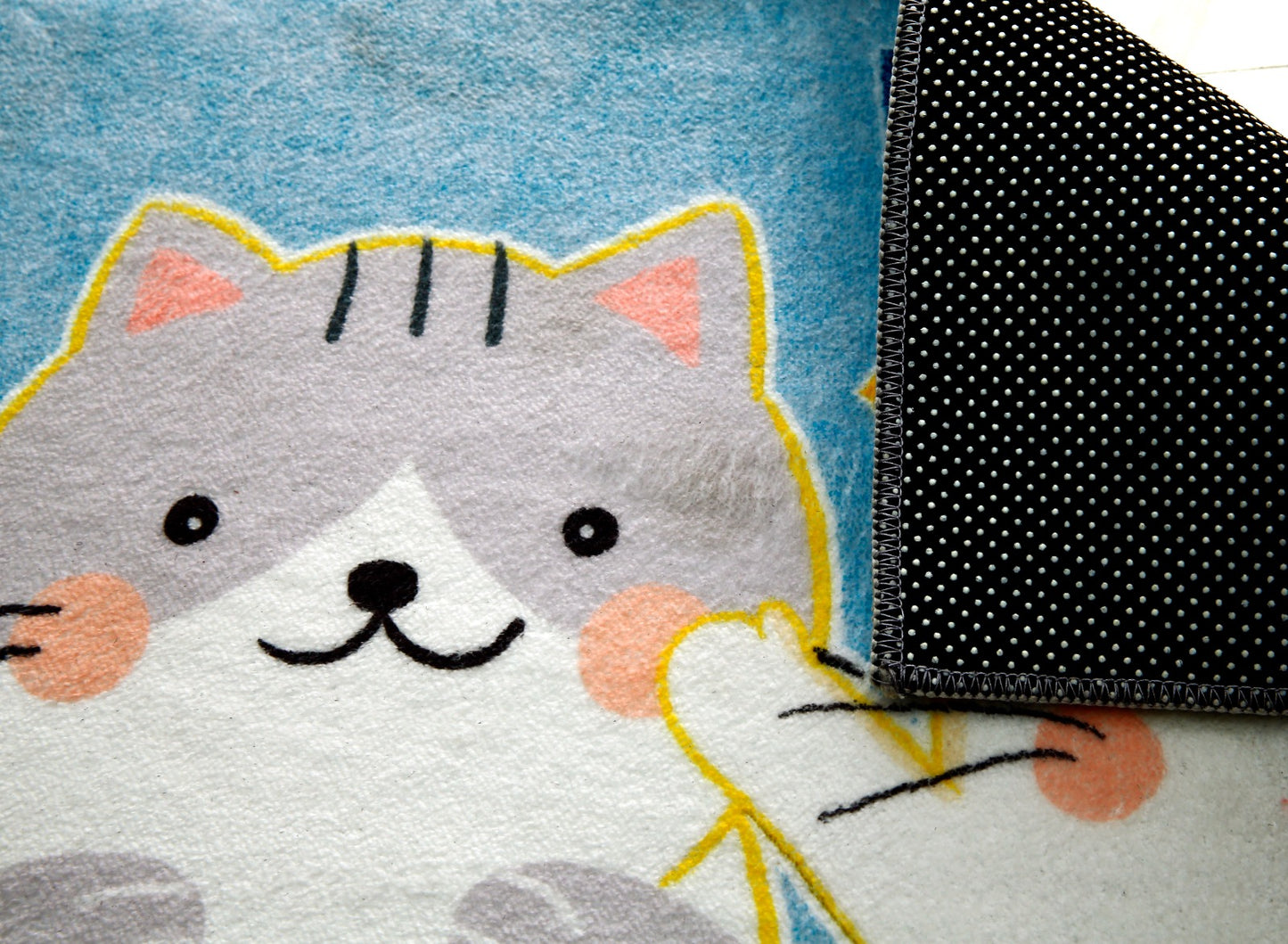 Kids Anti-Slip Door Mat (314)-BY Happy Door Mats Apricot