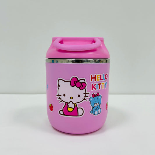 Kids Stainless Steel Lunch Box-14357 Hello Kitty  Apricot