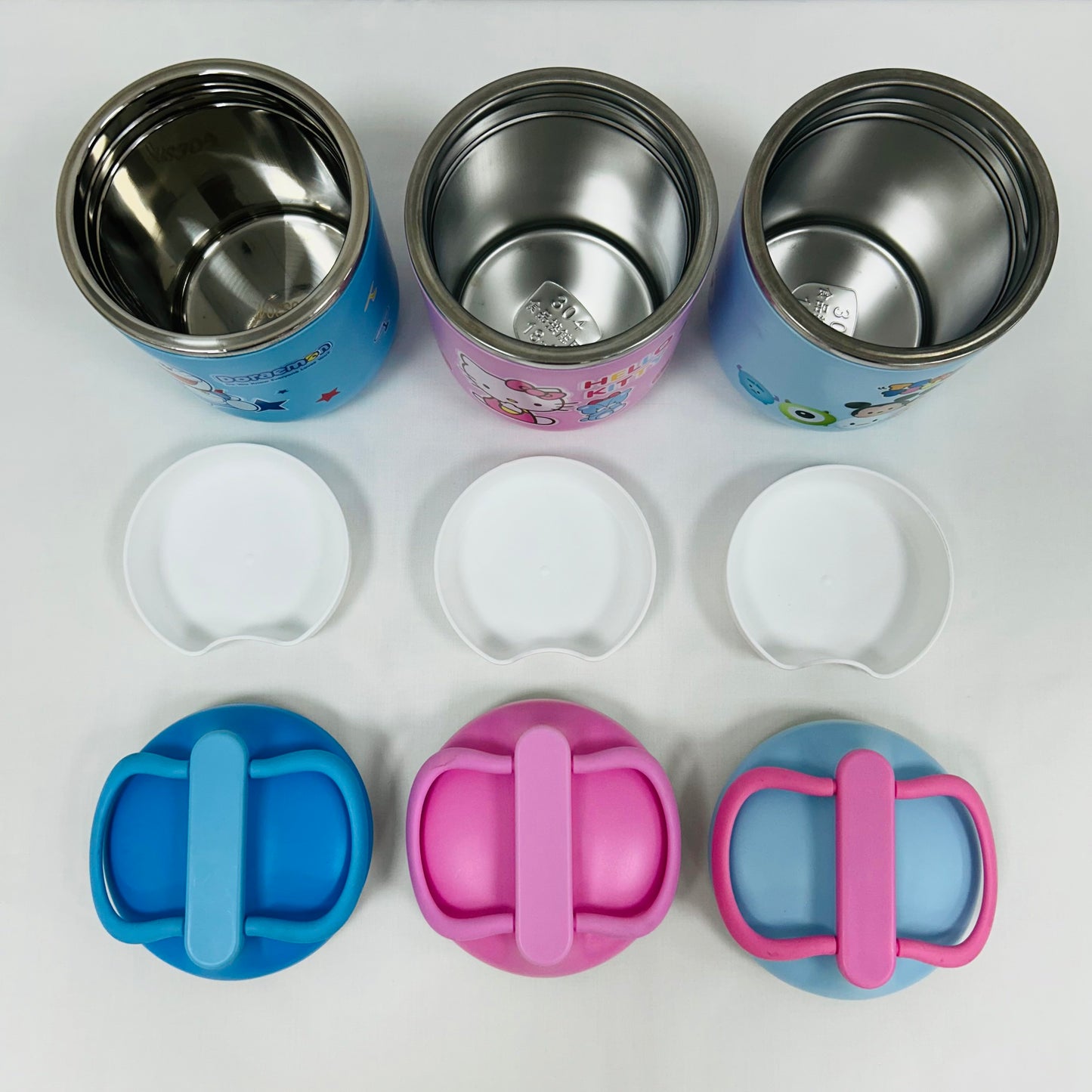 Kids Stainless Steel Lunch Box-Mickey Mouse Apricot