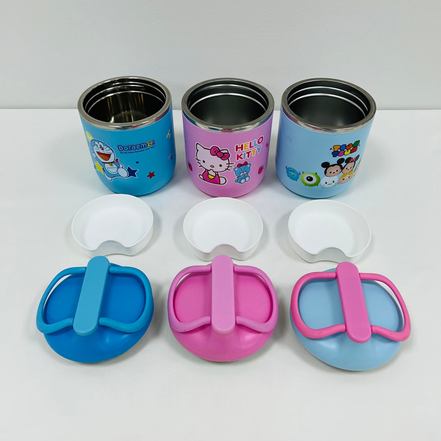 Kids Stainless Steel Lunch Box-Mickey Mouse Apricot