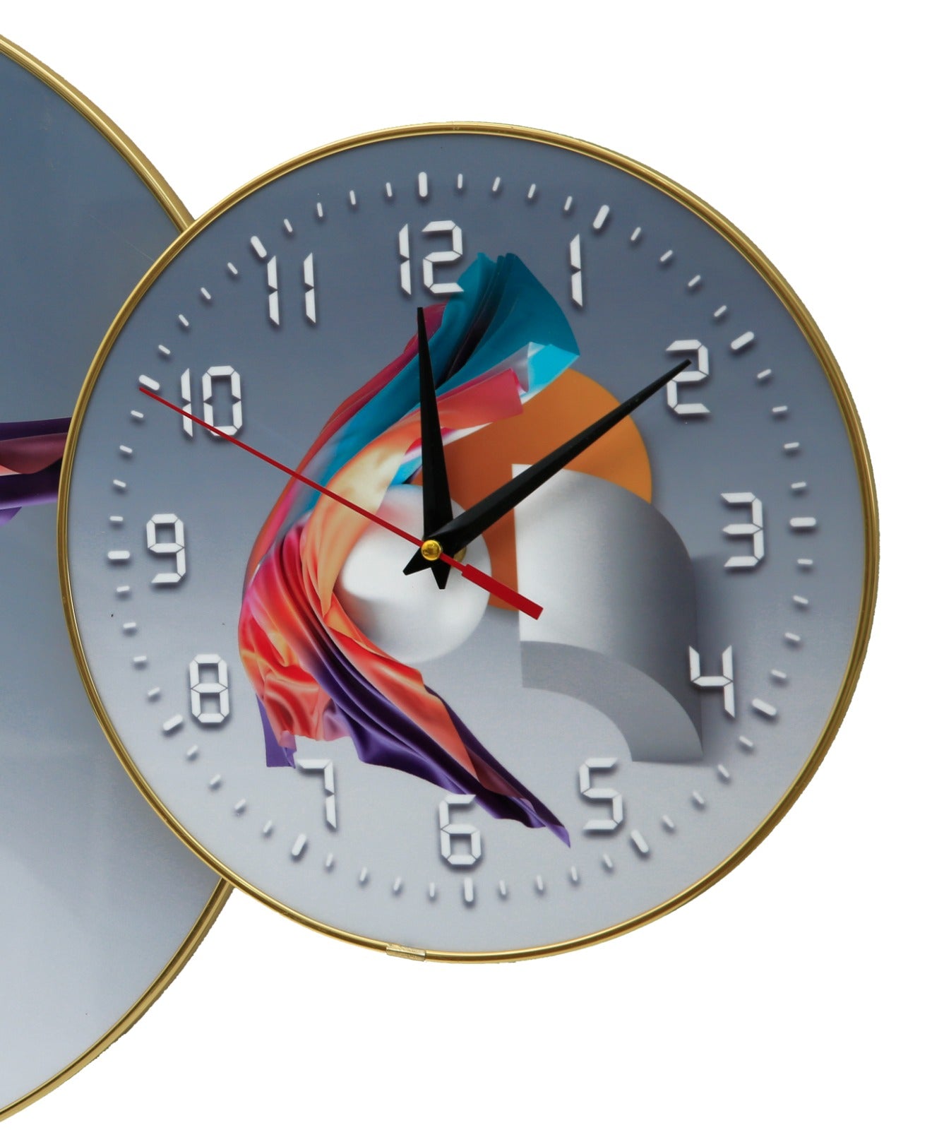 Lava Frame with Clock Clock Apricot