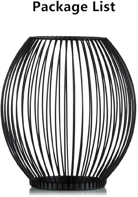 Metal Candle Stand-Black(SA2405-20) Tissue Box Apricot
