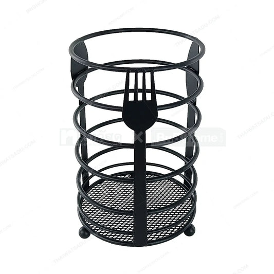 Metallic Essential Metal Spoon Holder-Round(SA2405-97) Apricot