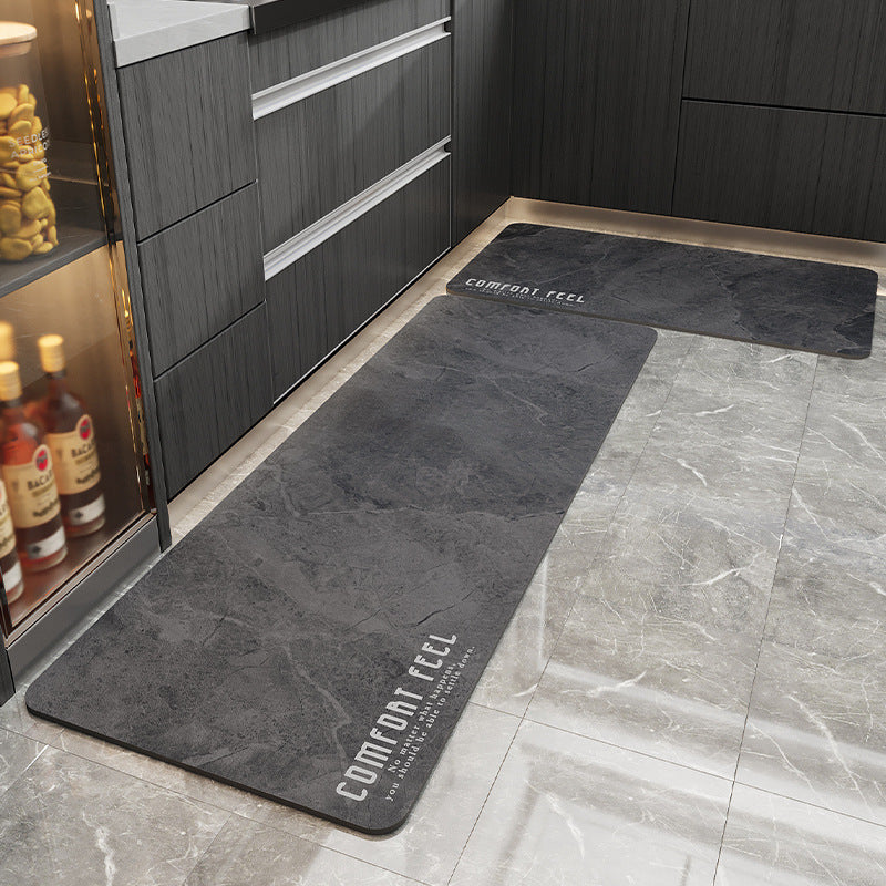 Non-Slip and Washable Rubber Kitchen Mat-(5851)(SA2553-12)5851 Feel Comfort Rugs Apricot