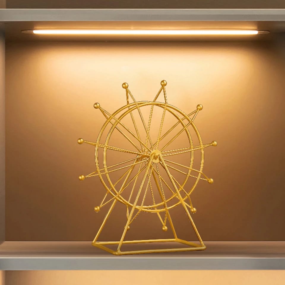 Nordic creative rotating Ferris5537 wheel(SA2405-156) Tissue Box Apricot