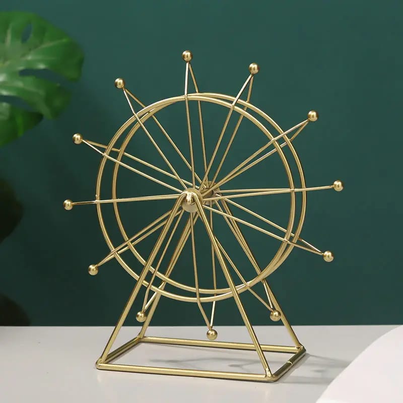 Nordic creative rotating Ferris5537 wheel(SA2405-156) Tissue Box Apricot