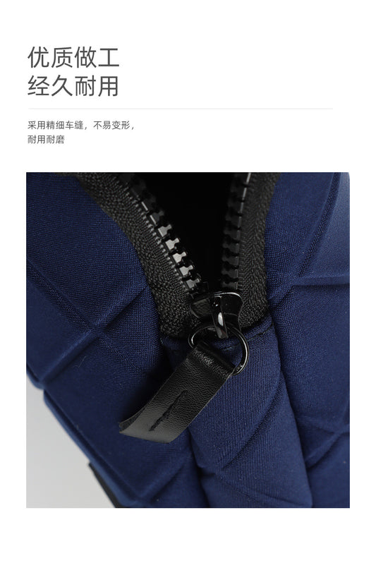 Portable Makeup Organizer Bag(SA2405-49)-Blue Cosmetic Pouches Apricot