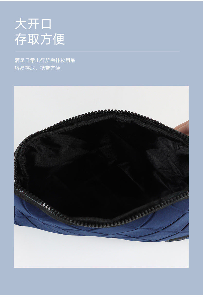 Portable Makeup Organizer Bag(SA2405-49)-Blue Cosmetic Pouches Apricot