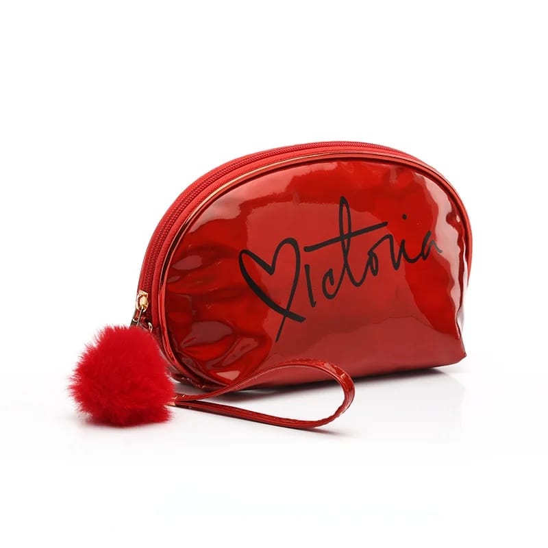 Portable Makeup Organizer Bag Victoria-14730Red Cosmetic Organizer Apricot