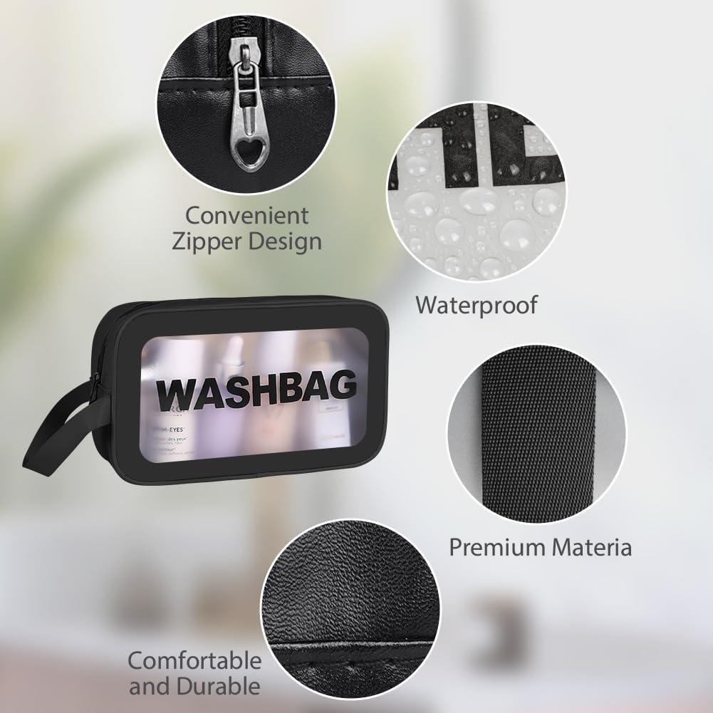 Portable Makeup Organizer Bag WASHBAG-Black14627 Small(SA2405-120) Cosmetic Organizer Apricot