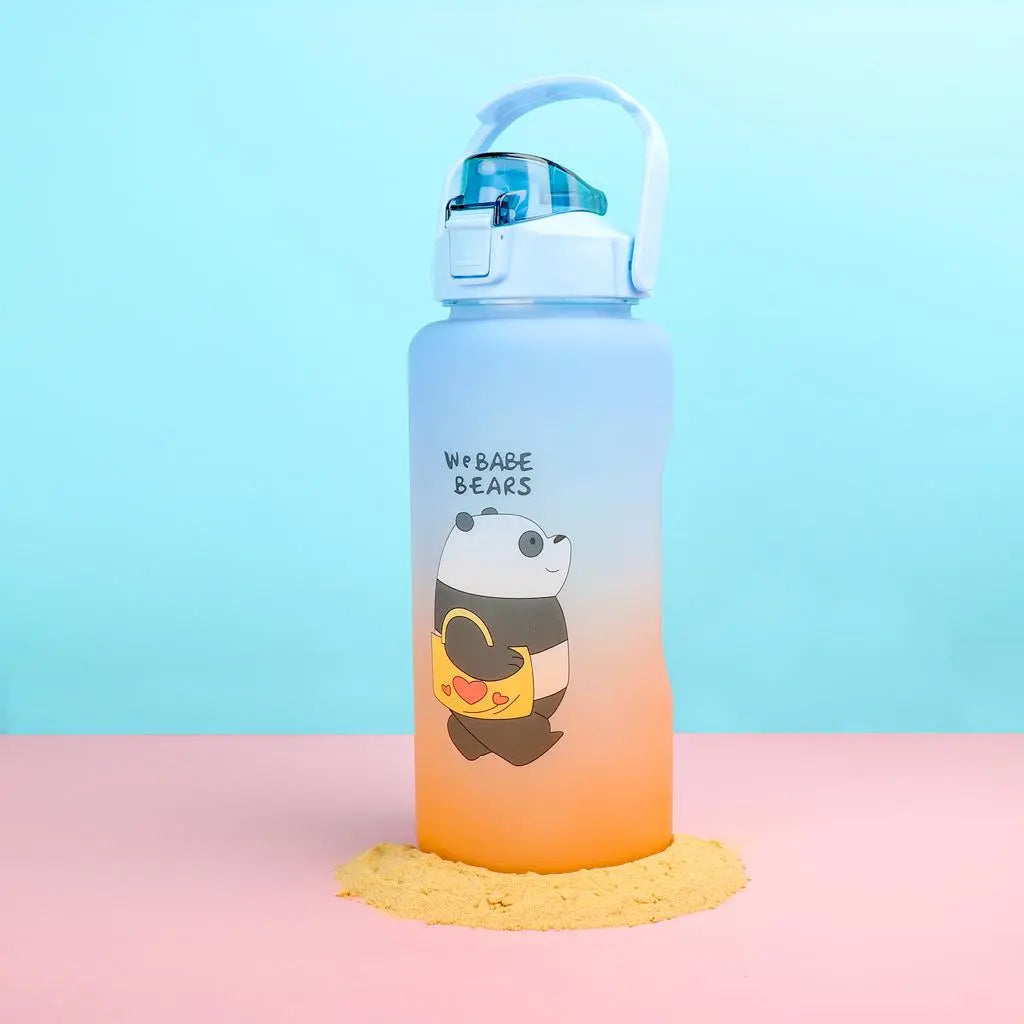 Premium We Babe Bears Water Bottle(Sky Blue)5461- 2 Liters Apricot