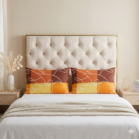 Printed Pillow Covers Pack of 2- PC007