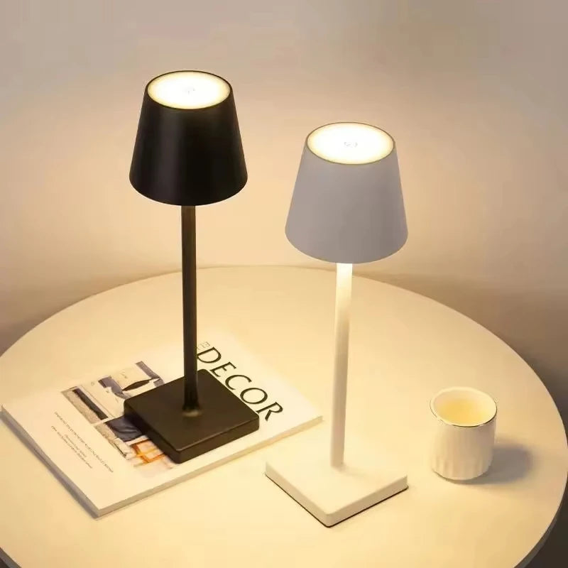 LED Bottle Light USB Rechargeable Touch Control Table Lamp-SA2411-67 Lamps Apricot