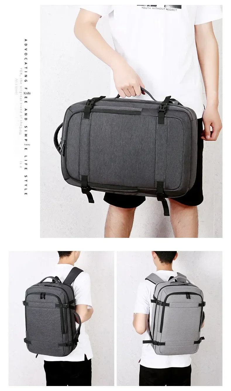 Large Capacity Multifunctional Extensible Rechargeable Hand-held Backpack-SA2408-271 Blankets Apricot